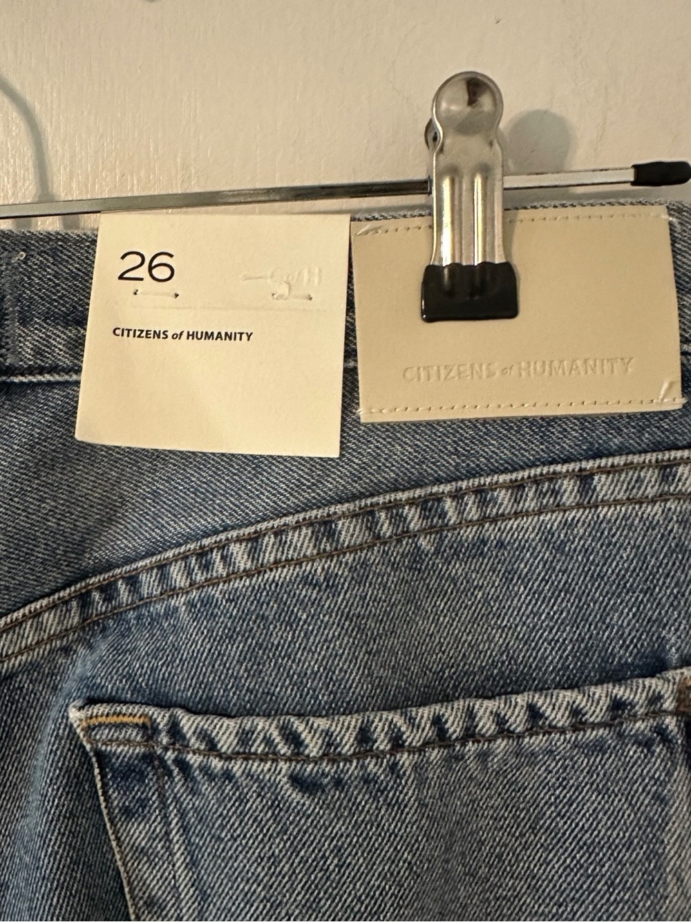 Free People Citizens of Humanity Amari Ultra Wide Jeans Dweller Wash NWT Size 26 - Picture 8 of 10
